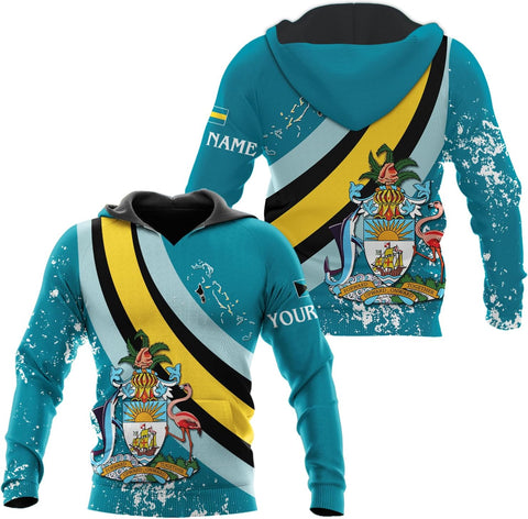 Personalized Bahamas Shirt 3D Custom Bahamas Flag Shirt for Men and Women Bahamas Pride Shirt