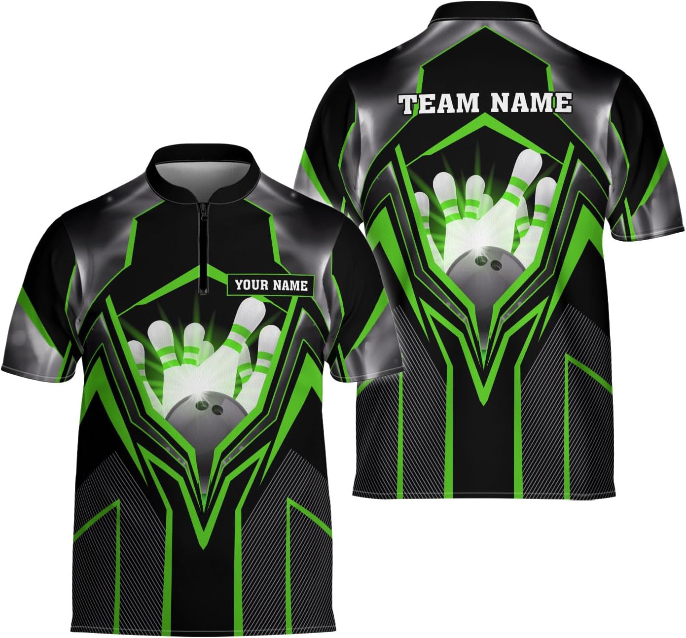Ligthuy Personalized Bowling Jersey 3D, Bowling Shirts for Team, Bowling Shirt Unisex for Men Women, Bowling Shirts for Men