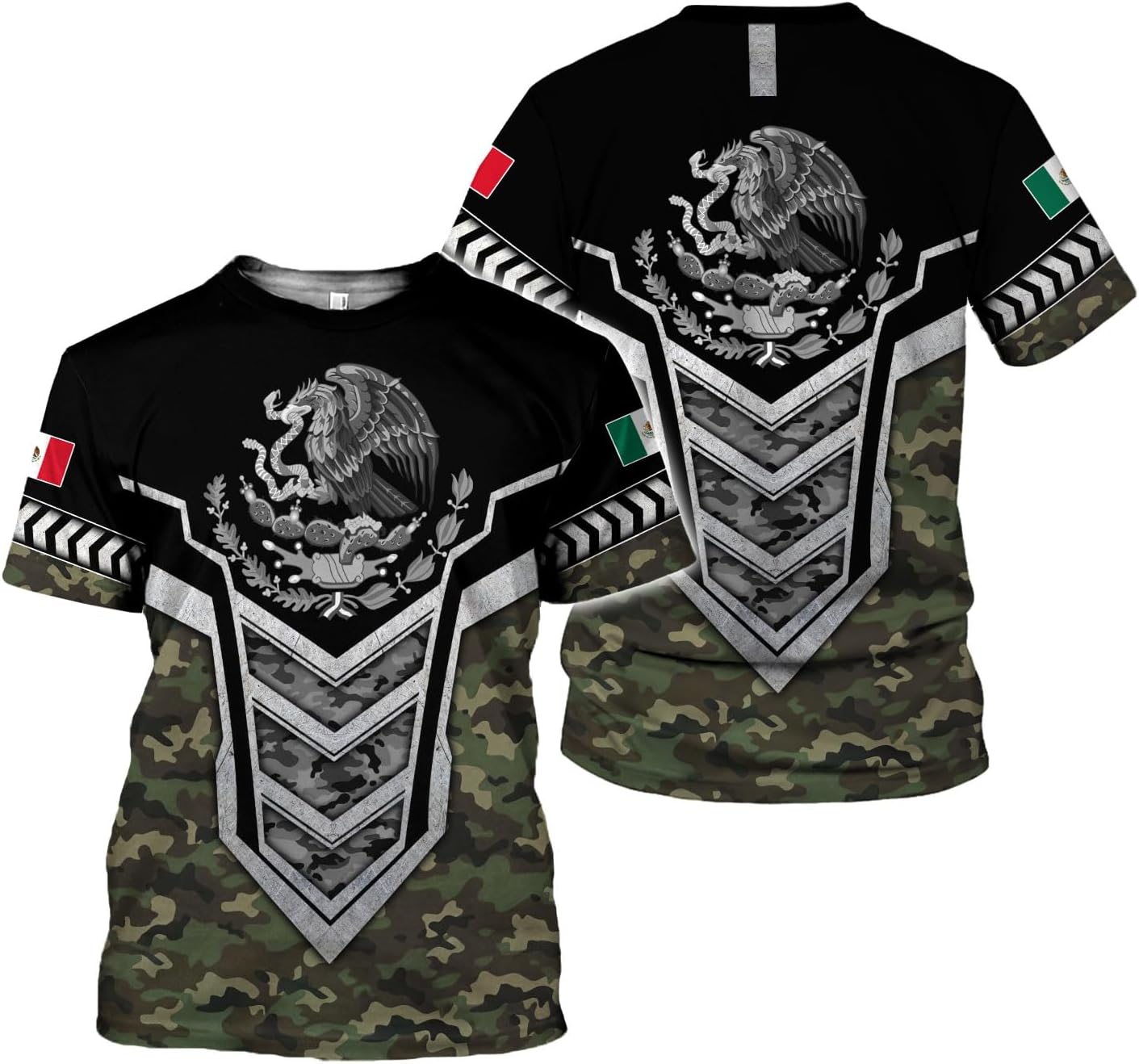 Rivelus Personalized Name Mexican Shirts for Men, Customized Mexico Shirts for Men, Mexico Shirts for Women Mexico Shirt