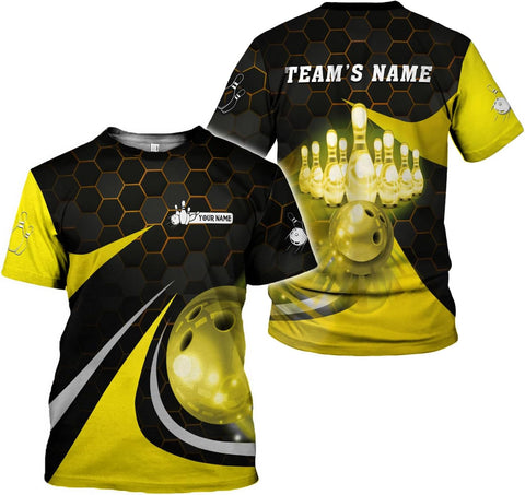 Rivelus Custom 3D Bowling Shirts Personalized for Men and Women - Unique Team Shirt & Gifts for Bowling Lovers
