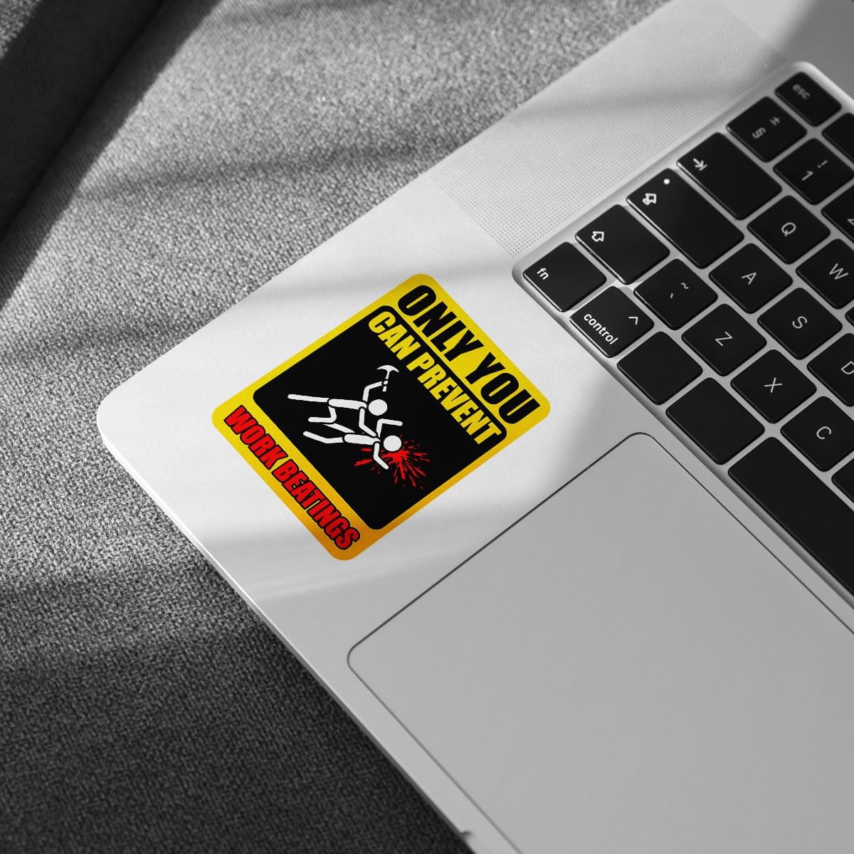 3Pcs Only You Can Prevent Work Beatings Sticker, Only You Can Prevent Work Beatings Vinyl Sticker, Only You Can Prevent Stickers, Quotes Stickers - Sticker for Laptop Water Bottle Phone Hard Hat 3"