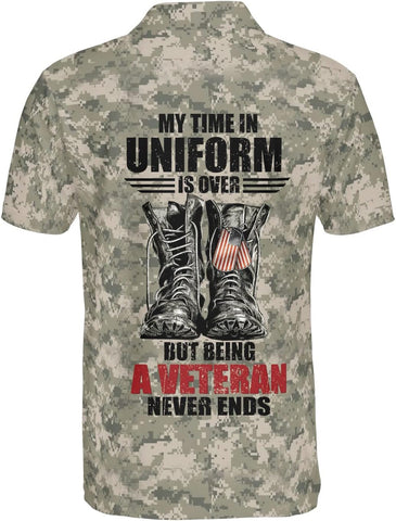 Personalized Veteran Shirts for Men, Army Shirts for Men, Army Shirts, Army Veteran Shirts for Men, Veteran Polo shirt1 S-5XL