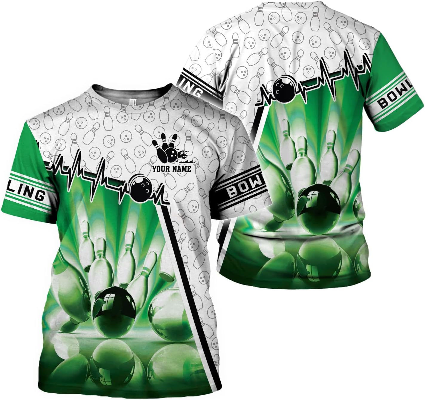 Custom Bowling Shirts, Personalized Name Bowling Shirts Unisex, Bowling Jerseys for Men & Women, Team Bowling Shirt Gift