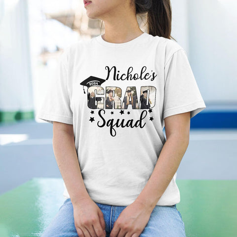 Personalized Graduation 2024 Shirt Proud Family of A Class of 2024 Graduate Class of 2024 Senior Class of 2024 Class of 2024