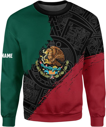 Personalized Mexican Shirts for Men 3D Customized Mexico Shirts for Men Mexico Shirts for Women Mexico Flag Shirt (HD175)