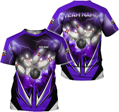 Rivelus Custom 3D Bowling Shirts Personalized for Men and Women - Unique Team Shirt & Gifts for Bowling Lovers
