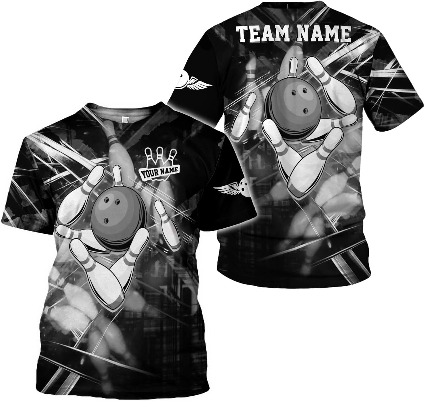 Mostprints Personalized Name Bowling Shirts for Men and Women 3D, Bowling Shirts for Team Bowling, Bowling Shirts Gift