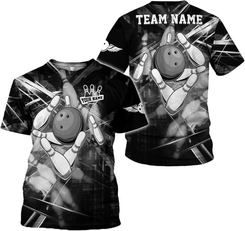 Mostprints Personalized Name Bowling Shirts for Men and Women 3D, Bowling Shirts for Team Bowling, Bowling Shirts Gift
