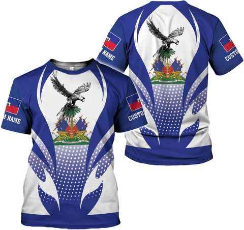 Personalized Haiti 3D Shirt, Haitian Flag Shirt, Haitian Shirt for Women, Haitian Outfit for Men, Ayiti 1804 Haitian Pride