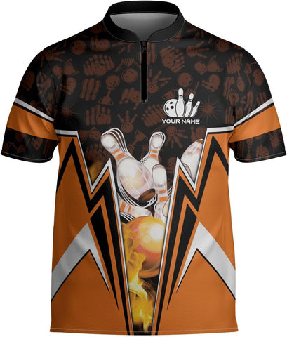 mostprints Personalized Bowling Jersey Gift 3D Custom Bowling Shirts for Team Name Bowl Bowler Shirt Unisex Cool Men Women