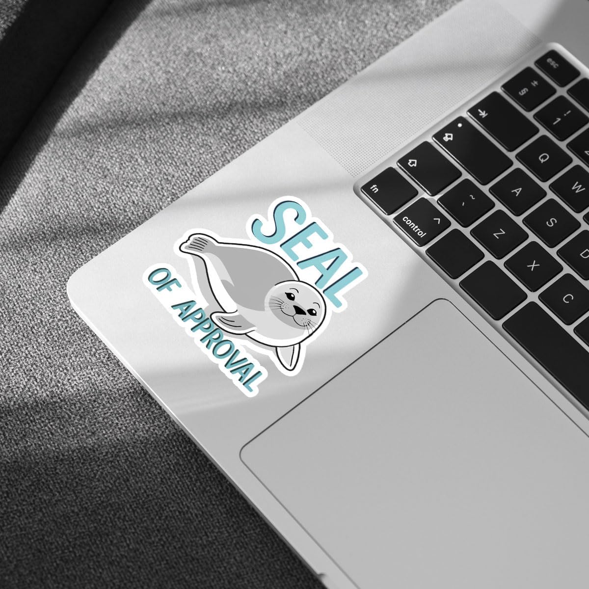 (3 Pcs) Seal of Approval Sticker – Cute Pun Animal Seal Vinyl Decal 3 inches Waterproof for Laptop, Water Bottle, Notebook, Journal, Scrapbook – Funny Gift for Students, Coworkers, Friends