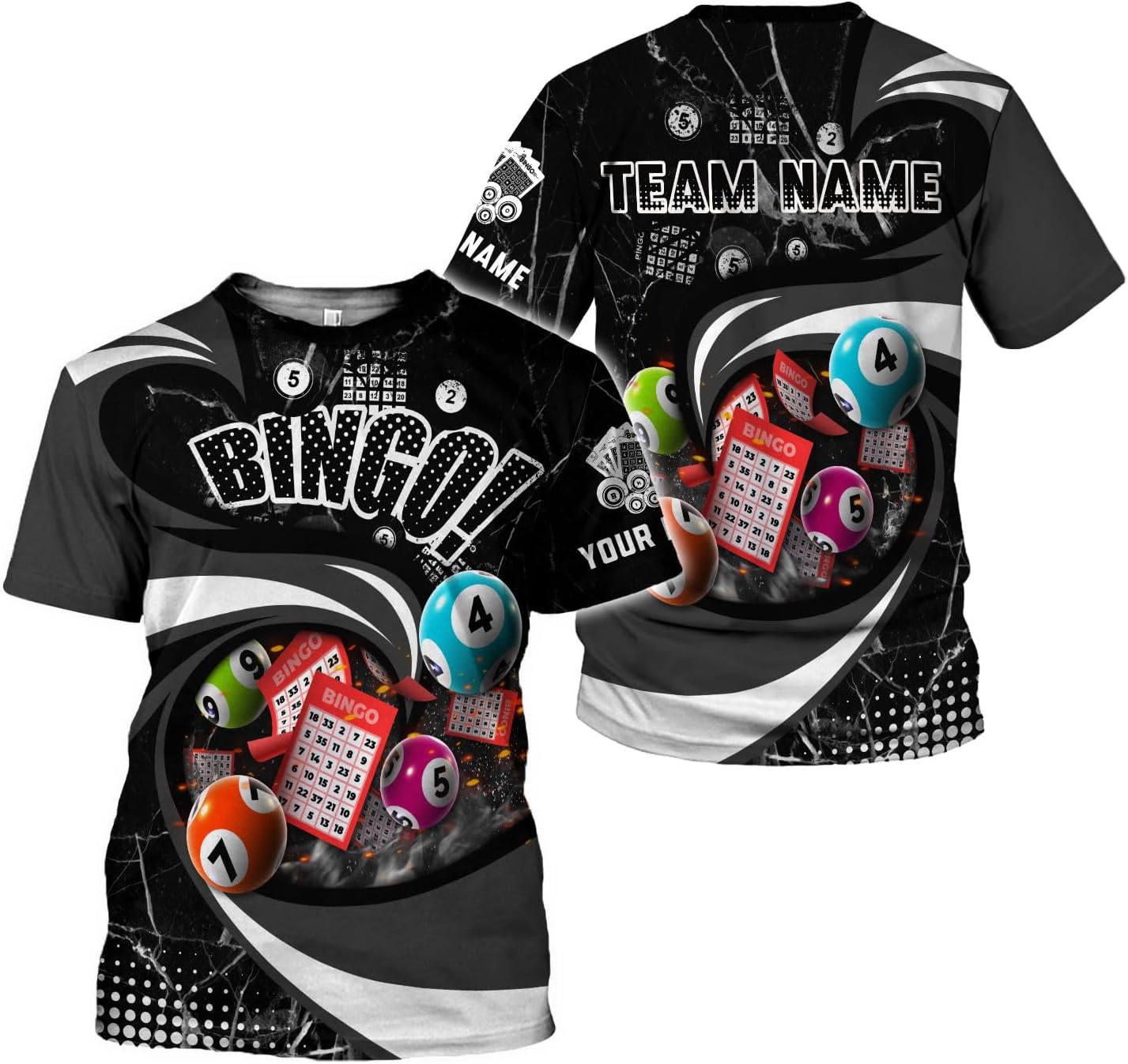 Custom Bingo Shirts for Women Bingo Lover Casino Players T-Shirt Funny Bingo Shirts Gifts Funny Bingo Player Game Lover Gift