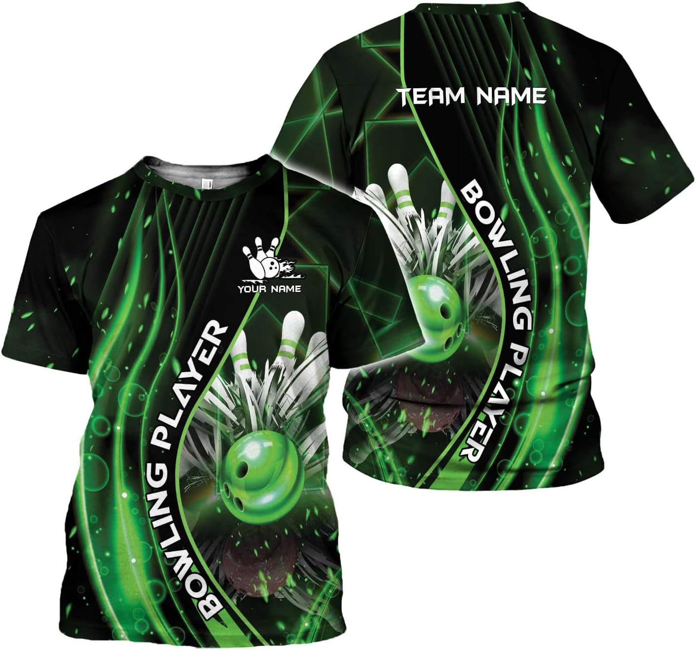 Mostprints Personalized Name Bowling Shirts for Men and Women 3D, Bowling Shirts for Team Bowling, Bowling Shirts Gift