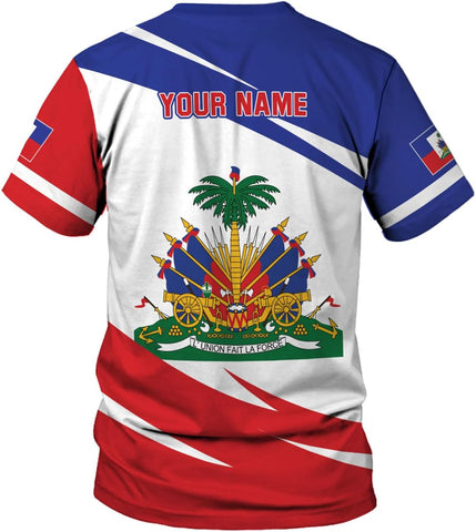 MoonArt Personalized Haiti Shirt Haiti Tshirt Haiti Shirts for Men Women Haitian Pride Tshirt Haiti T Shirt Haiti Gifts Tee