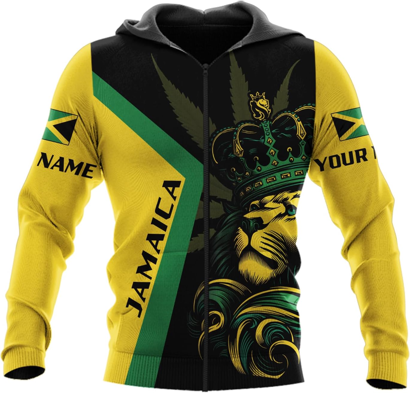 Personalized Jamaica Hoodie - Men & Women Jamaican Pride Shirt Gifts