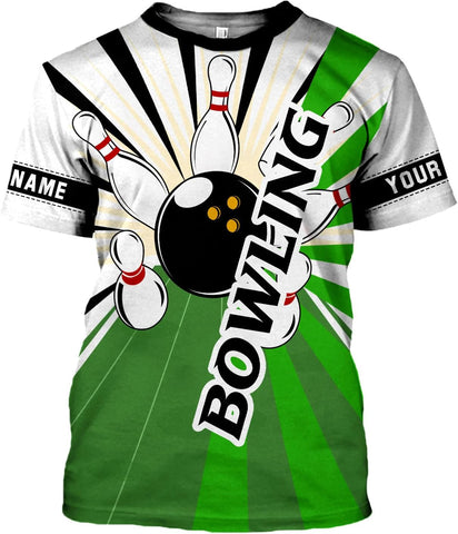 Custom Bowling Shirts, Personalized Name Bowling Shirts Unisex, Bowling Jerseys for Men & Women, Team Bowling Shirt Gift