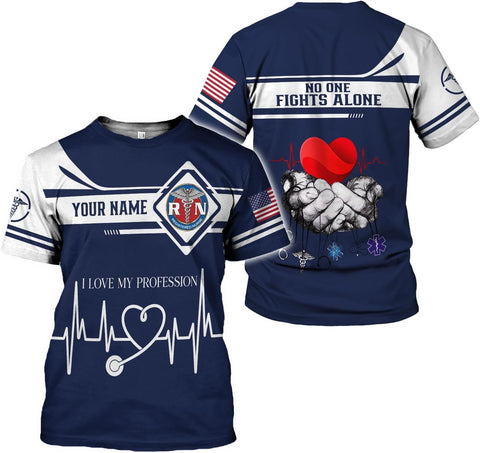 MoonArt Personalized Name Nurse Shirt Nurse Gifts Nurse Graduation Gift Funny Nurse T-Shirt Gift, Nursing Emergency Shirts