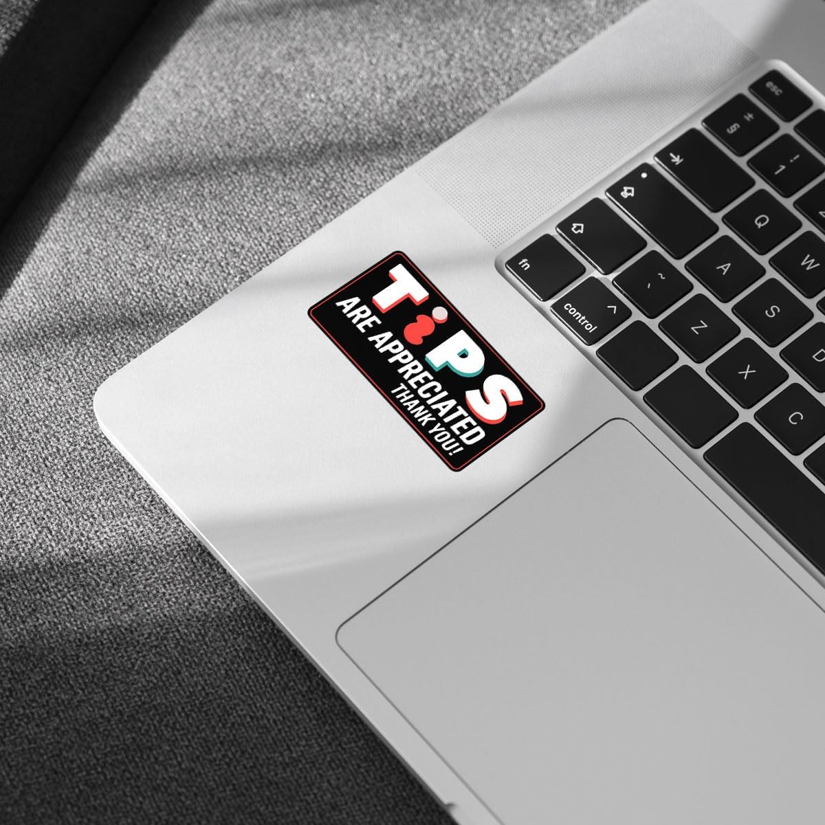 (3pcs) Tips are Appreciated Sticker, Tips are Appreciated Sign, No Tax On Tips Sticker - Vinyl Stickers Waterproof for Water Bottles Laptop Phone Car Window Helmet 3 Inches