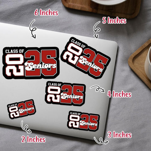 3 Pcs Class of 2025 Stickers, Class of 2025 Decorations, Graduation 2025, 2025 Senior- Stickers for Laptop Water Bottle Phone Car Window Helmet Vinyl Stickers 3 Inches (C3)