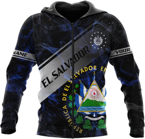 AOVL Custom El Salvador 3D Shirt for Men Camiseta De El Salvador Flag Shirt Salvadorans Pride Jersey El Salvadoreña Tshirt
