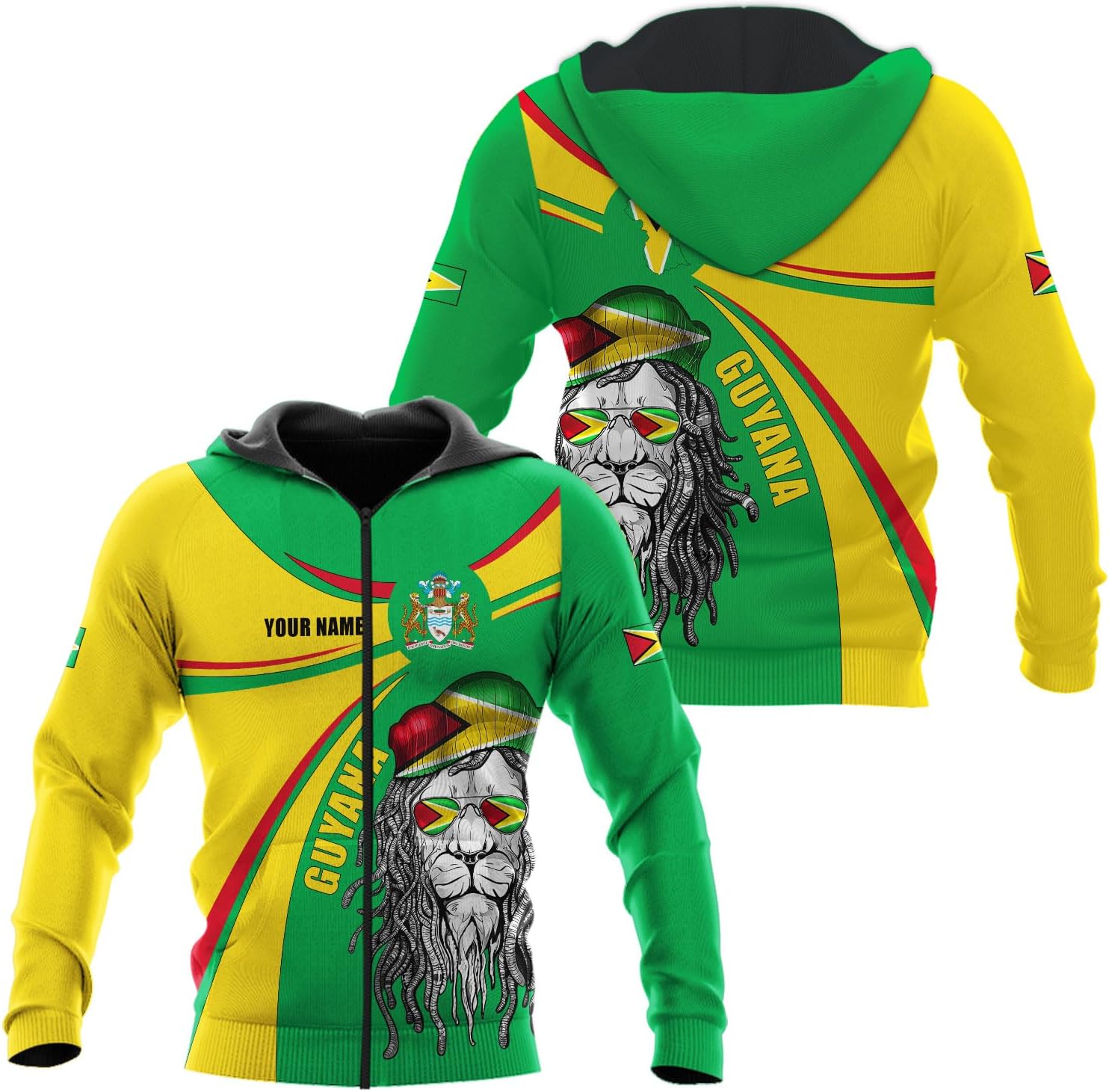Parvii Personalized Guyana Shirts, Guyana Pride Tshirt, Guyanese Guyana Flag Shirt, Guyana Shirt for Men & Women, Guyana Gift