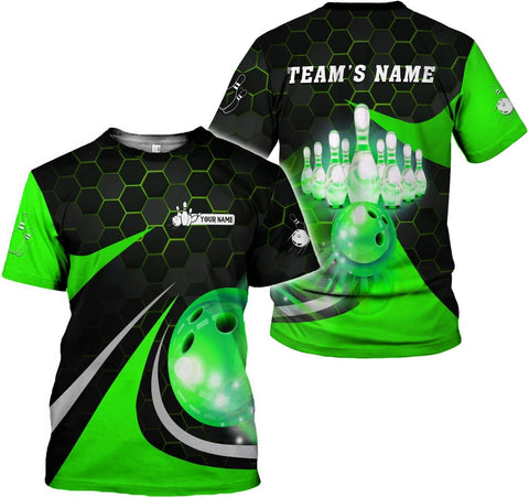 Rivelus Custom 3D Bowling Shirts Personalized for Men and Women - Unique Team Shirt & Gifts for Bowling Lovers