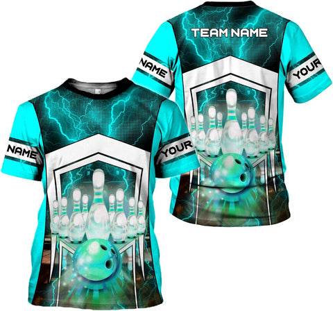 mostprints Personalized Name Bowling Shirts for Men & Women, Bowling Shirts for Team Bowling, Bowling Shirts Gift Unisex