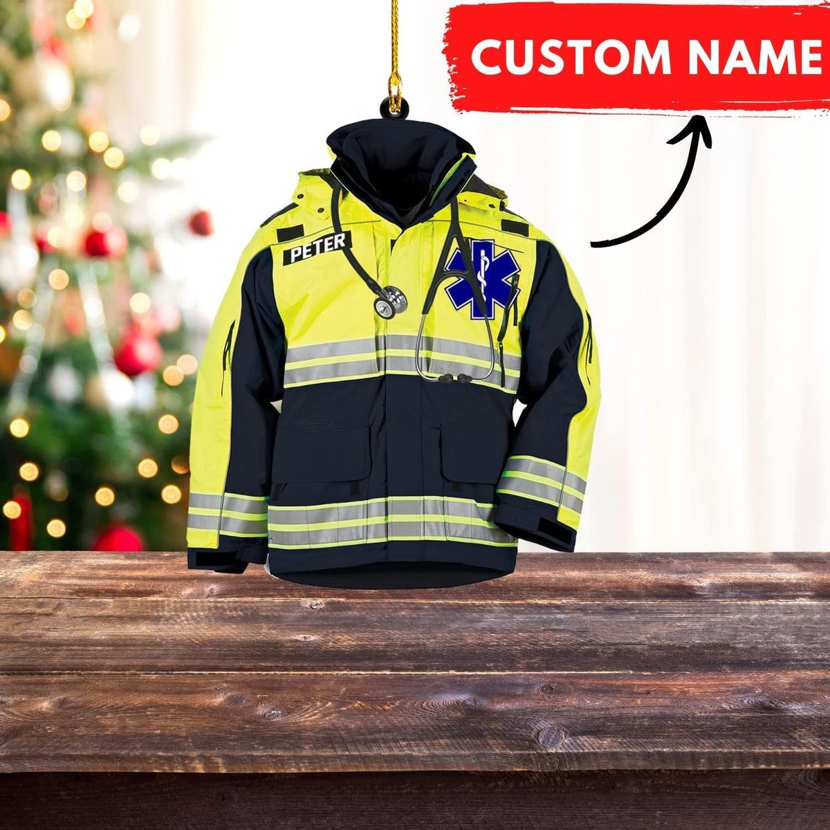 Personalized EMS EMT Paramedic Christmas Ornament 2024, Custom EMS, EMT Uniforms Ornament, Paramedic Ornament for Doctor, Gifts for Doctor Surgery Medical Ornaments, Paramedic Decorations