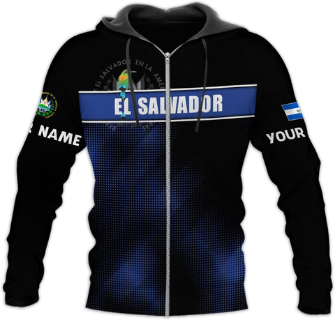 Personalized El Salvador Shirt Custom Camiseta de El Salvador Flag Shirt Men, Women Salvadorans Pride El Salvadore�a Gift