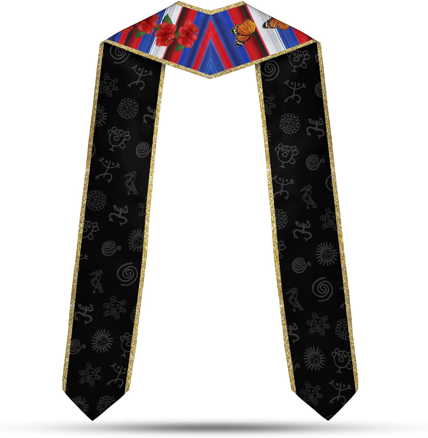 Personalized Puerto Rican Graduation Stole, Puerto Rican Graduation Sash 2025, Puerto Rico Graduation Sash