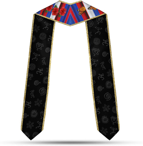 Personalized Puerto Rican Graduation Stole, Puerto Rican Graduation Sash 2025, Puerto Rico Graduation Sash