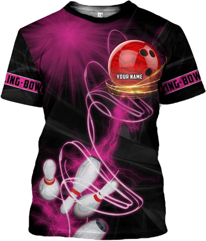 mostprints Personalized Name Bowling Shirts for Men & Women, Bowling Shirts for Team Bowling, Bowling Shirts Gift Unisex