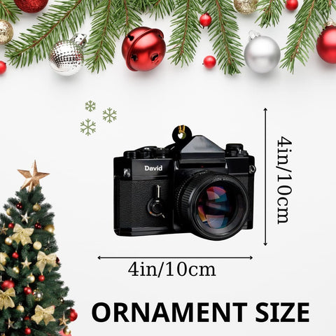 Royal Fight Personalized Camera Ornament Camera Xmas Ornament Gift 2023 Photography Christmas Ornaments ift for New Photographer Ornament Camera Gifts Camera Lover Gifts (Camera 12)