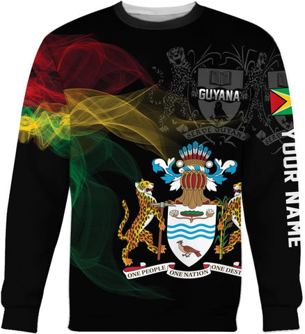 Personalized Name Guyana Shirts for Men and Women,Guyana Flag Funny Patriotic T-Shirt, Guyanese Pride Flag Shirt