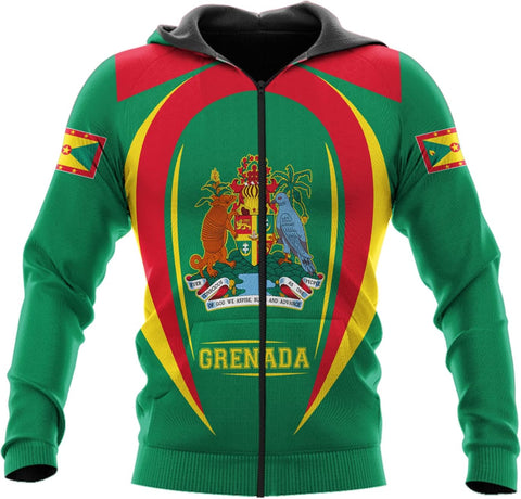 Podagree Personalized Grenada T-Shirt 3D, Proud Grenadan Tshirt, Grenada Flag Grenadian Pride Grenadian Heritage Shirt