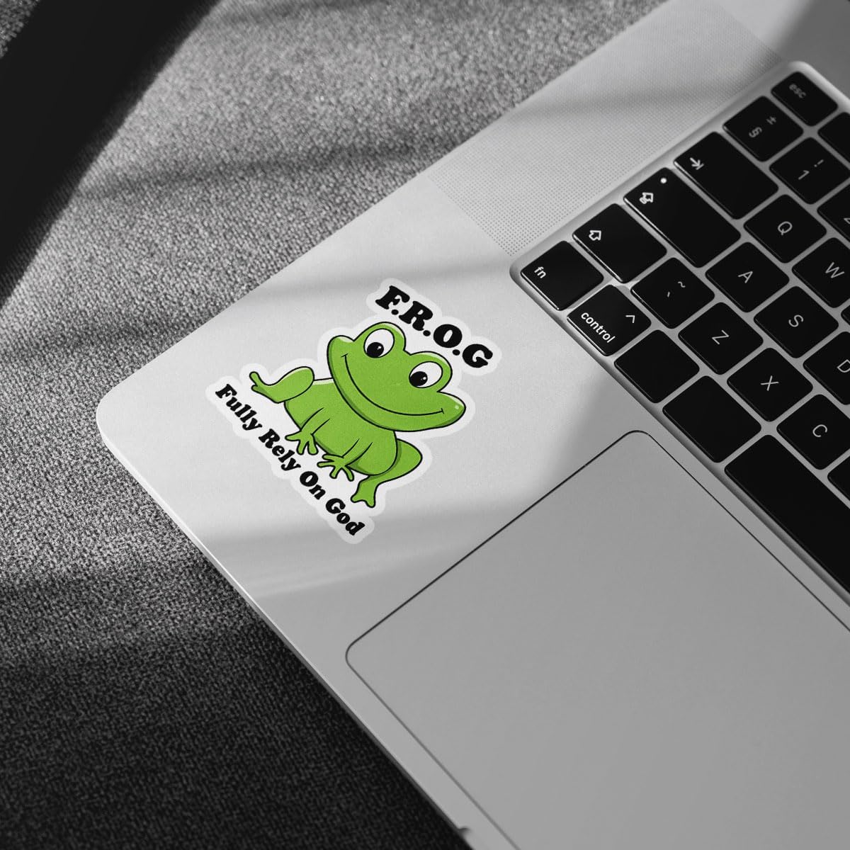 3Pcs Fully Rely On God Frog Sticker Funny God Christian Fully Rely On God Stickers Cute Frog Stickers Gift Fully Rely on god Frog Gifts Religious Bible Decal for Laptop Phone Car Hard Hat 3"x3"