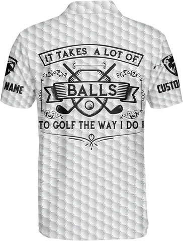 RoyalBro Personalized Funny Golf Polo Shirts for Men, Golf Polo Shirts for Dad, Grandpa Funny Golf Shirts for Men Golf Gift (Golf 6) Multicolor