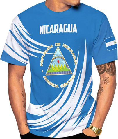 Personalized Nicaragua Shirt Custom Nicaragua Flag Lion Shirt for Men & Women Nicaraguan Camisas T-Shirt, Nicaragua Tshirt