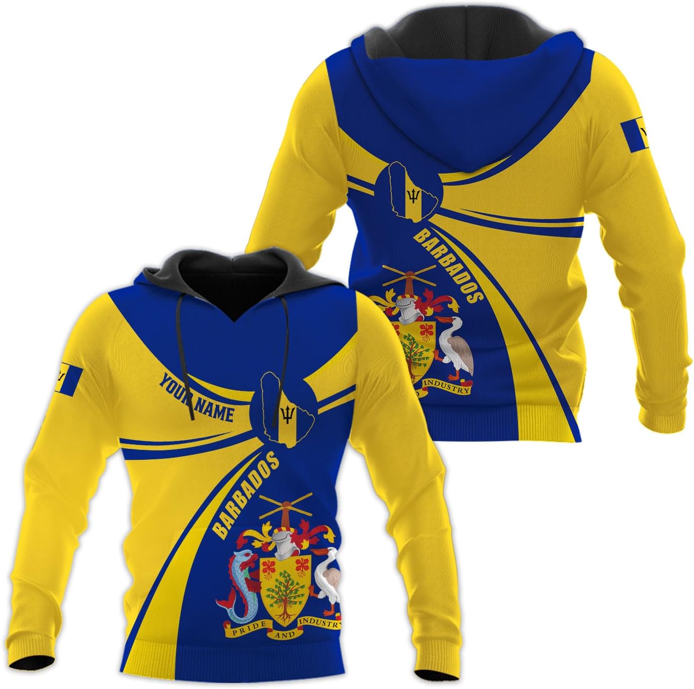 Parvii Personalized Barbados Shirts for Men & Women, Barbados Flag Shirt Barbados Tshirt, Barbados Shirt Barbados Souvenirs