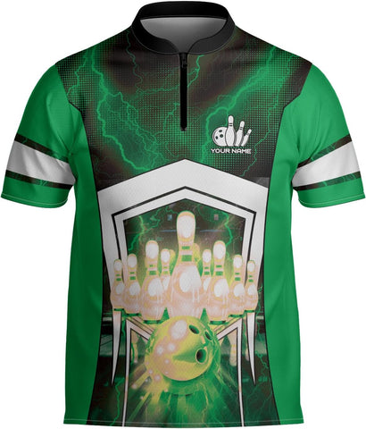 mostprints Personalized Bowling Jersey Gift 3D Custom Bowling Shirts for Team Name Bowl Bowler Shirt Unisex Cool Men Women