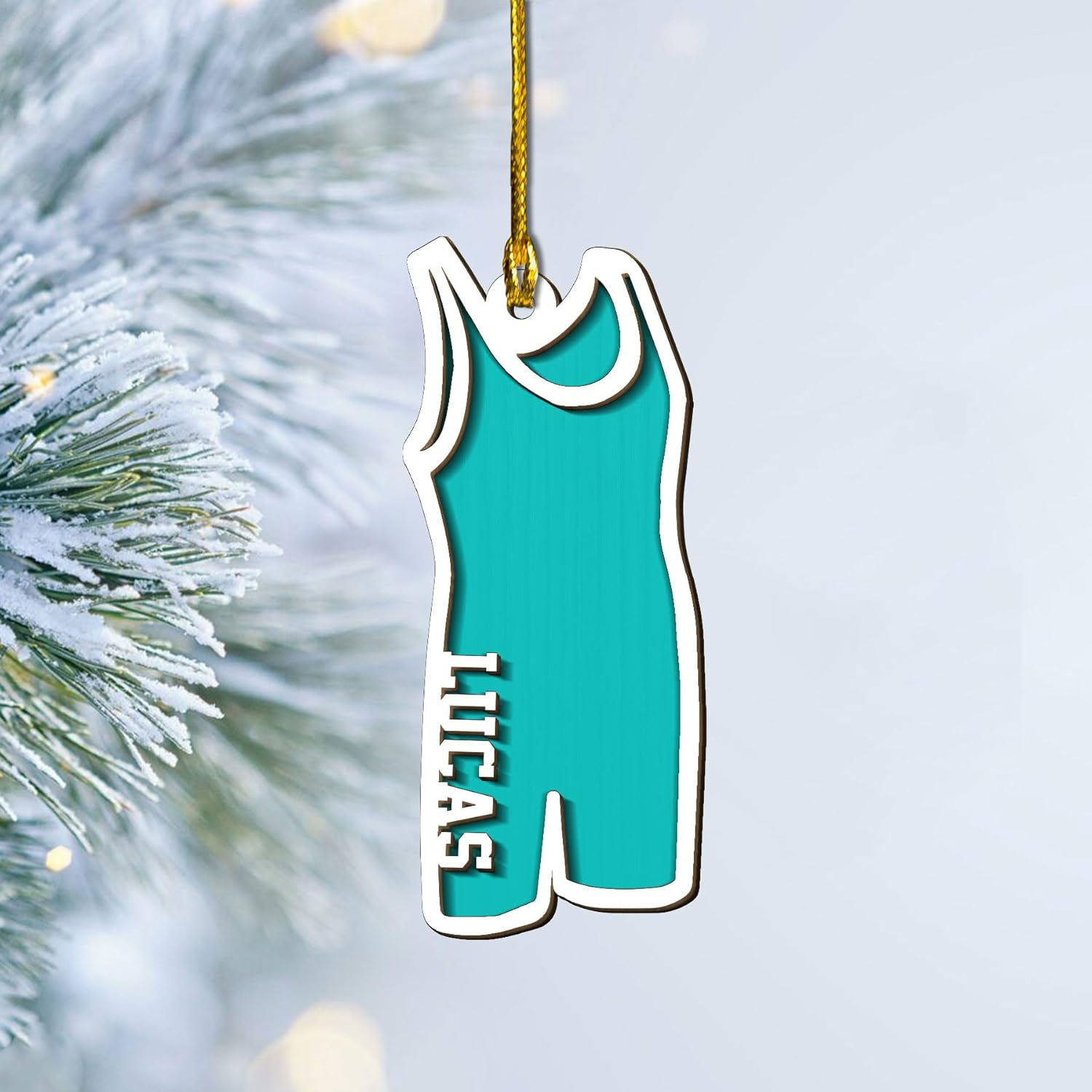 Artparel Personalized Wrestling Ornament Wrestling Helmet Ornaments Wrestling Christmas Ornament Gift for Wrestling Player Wrestling Christmas Tree Ornaments for Boys or Girls (Wrestling 10)