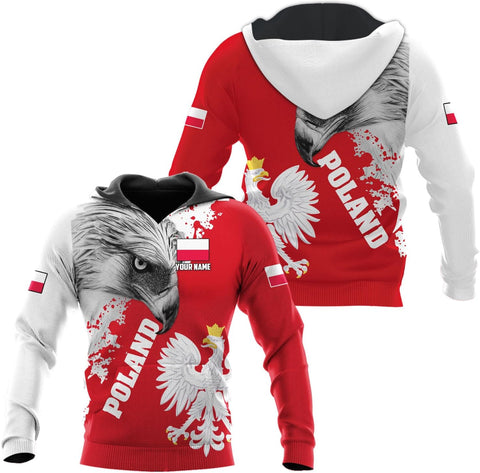 Parvii Personalized Poland Shirt Women & Men, Polska Tshirt Women Poland Shirt 3D, Poland Pride Shirts, Polish Eagle Polska