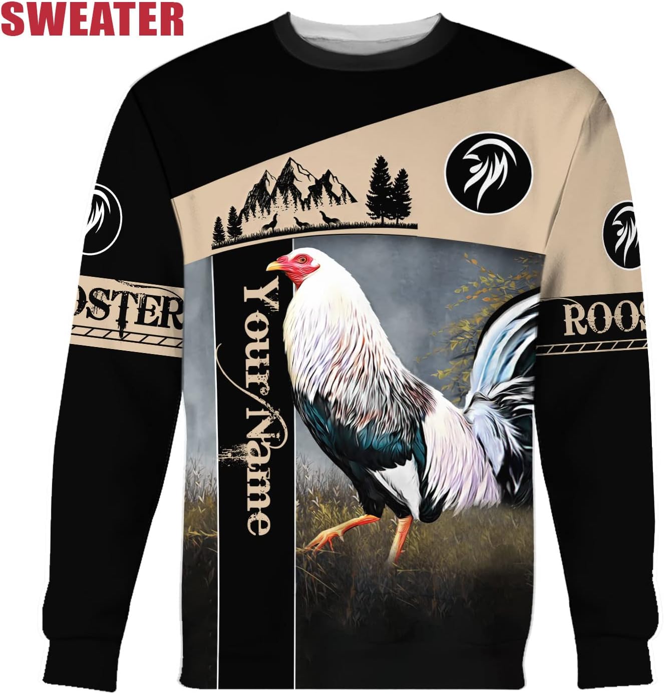 Personalized Rooster Hoodie, Rooster Hoodies for Men Sudadera De Mexico Hombre Unisex Hoodie, T Shirt, Zip Up Hoodie, Sweatshirt for Men Women HD766 Multicolor