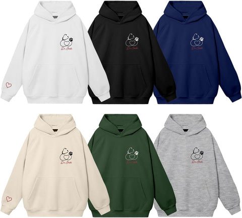 Leeprints Personalized Embroiderd Veterinary Medicine Sweatshirt - Vet Tech Sweater, Veterinarian Gift, Vet Med Staff Gifts