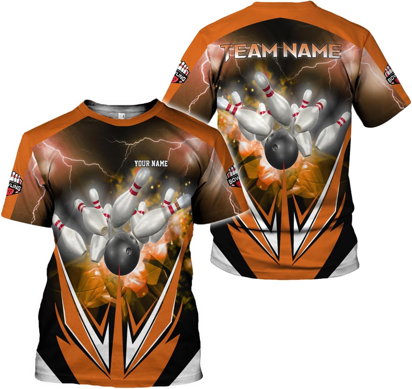 Rivelus Custom 3D Bowling Shirts Personalized for Men and Women - Unique Team Shirt & Gifts for Bowling Lovers