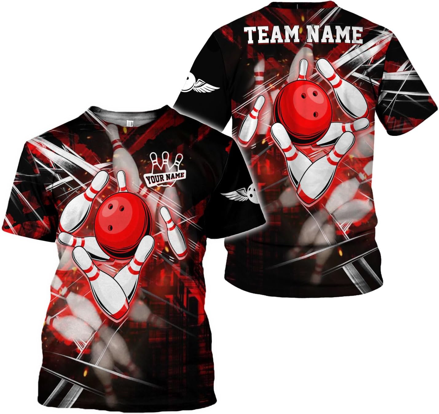 Mostprints Personalized Name Bowling Shirts for Men and Women 3D, Bowling Shirts for Team Bowling, Bowling Shirts Gift