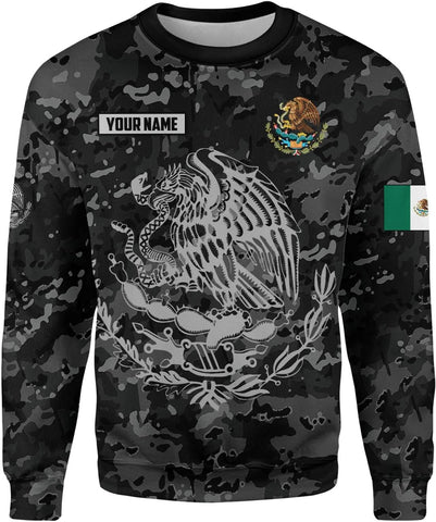 RoyalBro Personalized Mexico Shirts, Camisas De Mexico, Mexico Shirts for Men, Mexican Flag Jersey Shirt Mexico 3D Shirt