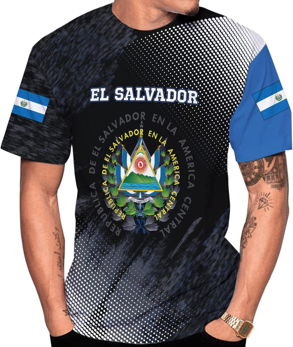 Personalized El Salvador Shirt Custom Camiseta de El Salvador Flag Shirt Men, Women Salvadorans Pride El Salvadore��a Gift