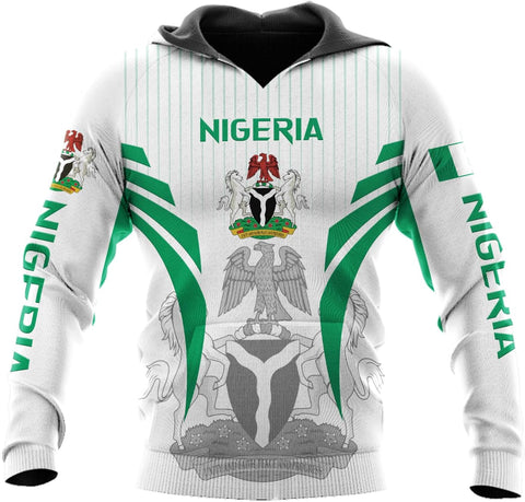 AOVL Personalized Nigeria Shirts Nigerian Flag Shirts Nigeria Flag Nigerian Pride Gift T-Shirt Nigerian Pride Shirt 3D S-5XL