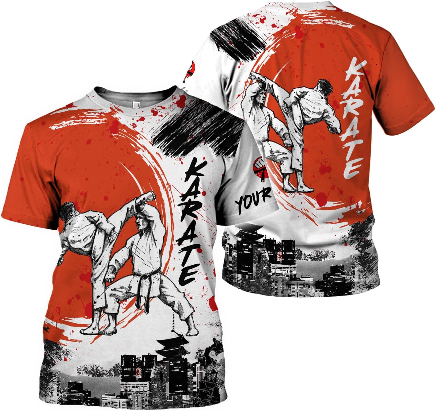 Personalized Karate 3D Tshirt Cool Karate Gift for Boys Girls Karate Lovers T-Shirt Karate Shirts Uniform S-5XL (HD294)
